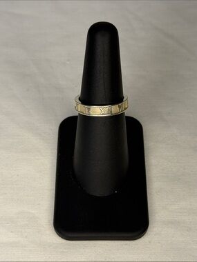 Tiffany & Co Atlas Ring Sterling Silver 925 Size 6.25